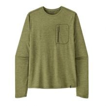 Pitkähiha T-paita Patagonia M's L/S Cap Cool Sun Shirt (Caper Green - Buckhorn Green X-Dye) Miehet