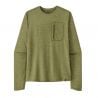 Patagonia M's L/S Cap Cool Sun Shirt (Caper Green - Buckhorn Green X-Dye)