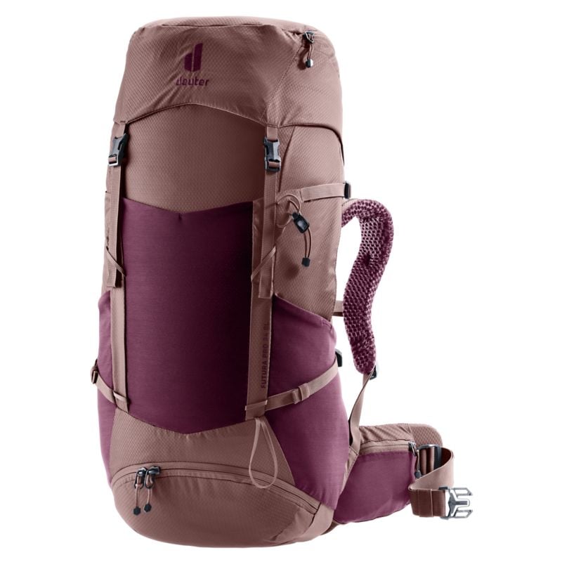 Ryggsäck för vandring Deuter Futura Pro 34 SL (cassis-ashrose) Dam