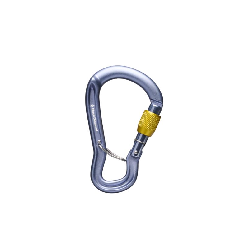 Karabiner Black Diamond GRIDLOCK SCREWGATE CARABINER (Grau)