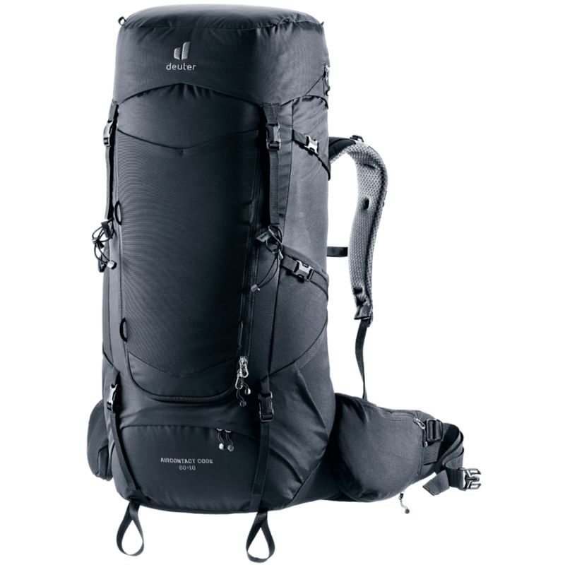 Rugzak voor wandelen Deuter Aircontact Core 60+10 (black)