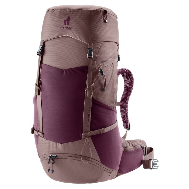 Rygsæk til vandreture Deuter Futura Pro 38 SL (cassis-ashrose) Kvinde