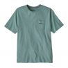 T-shirt PATAGONIA M's Boardshort Logo Pocket Responsibili-Tee (Blue Sage) Homme 