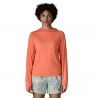 Technische hoodie Patagonia W's Cap Cool Sun Hoody (Mellow Melon - Peach Sherbet X-Dye) Dames