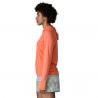 Tekninen huppari Patagonia W's Cap Cool Sun Hoody (Mellow Melon - Peach Sherbet X-Dye) Naisille