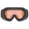 Skibrille Uvex EPIC ATTRACT (black dl/FM gold-orange)