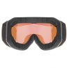 Skimasker Uvex EPIC ATTRACT (zwart dl/FM goud-oranje)