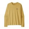 T-skjorte med lange ermer Patagonia M's L/S Cap Cool Daily Shirt - Cloud Crag (Limestone Yellow - Light Limestone Yellow X-Dye) 