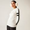 Midlayer Dare2B Women's Diamant Knitted Midlayer (Egret/Black) kvinde