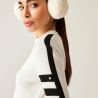 Midlayer Dare2B Women's Diamant Knitted Midlayer (Egret/Black) vrouw