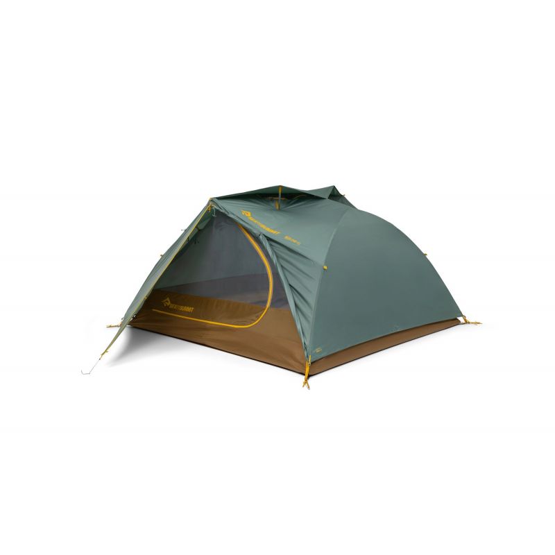 Tenda Sea to Summit Ikos TR3+Tappetino+gear loft (blu/marrone)