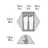 MSR Hubba Hubba HD 2P Tent - Green ()