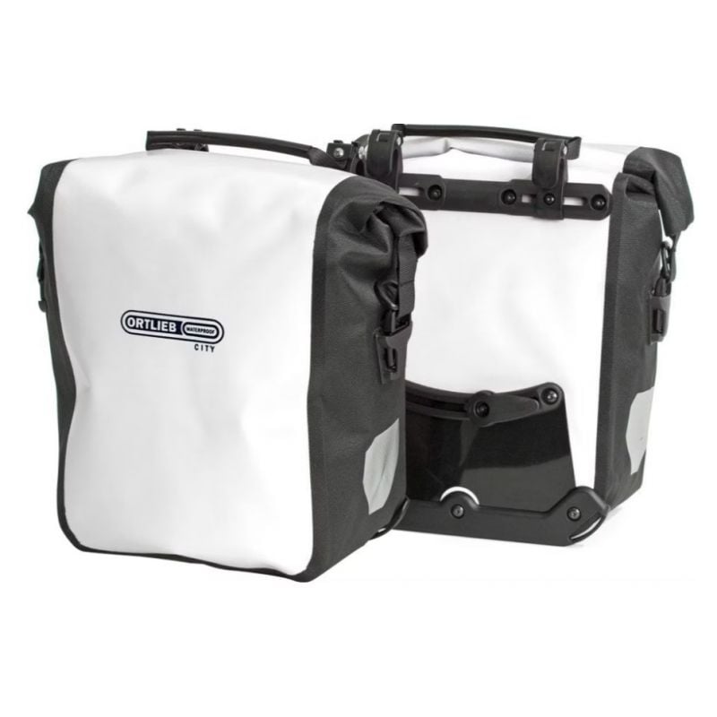 Fahrradtasche vorne Ortlieb Front-Roller City QL1 (Paar) weiß