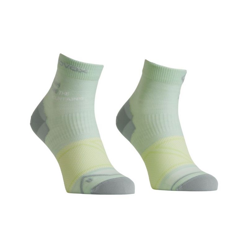 Calze da trekking Ortovox ALPINE LIGHT QUARTER SOCKS W (Green Acid) Donna