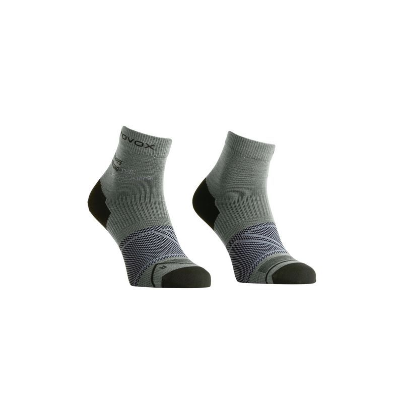 Calcetines de senderismo Ortovox ALPINE LIGHT QUARTER SOCKS M (Green Sage) Hombre
