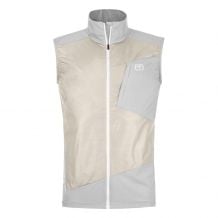 Väst utan ärmar Ortovox TRACE WINDBREAKER VST M (vit te)