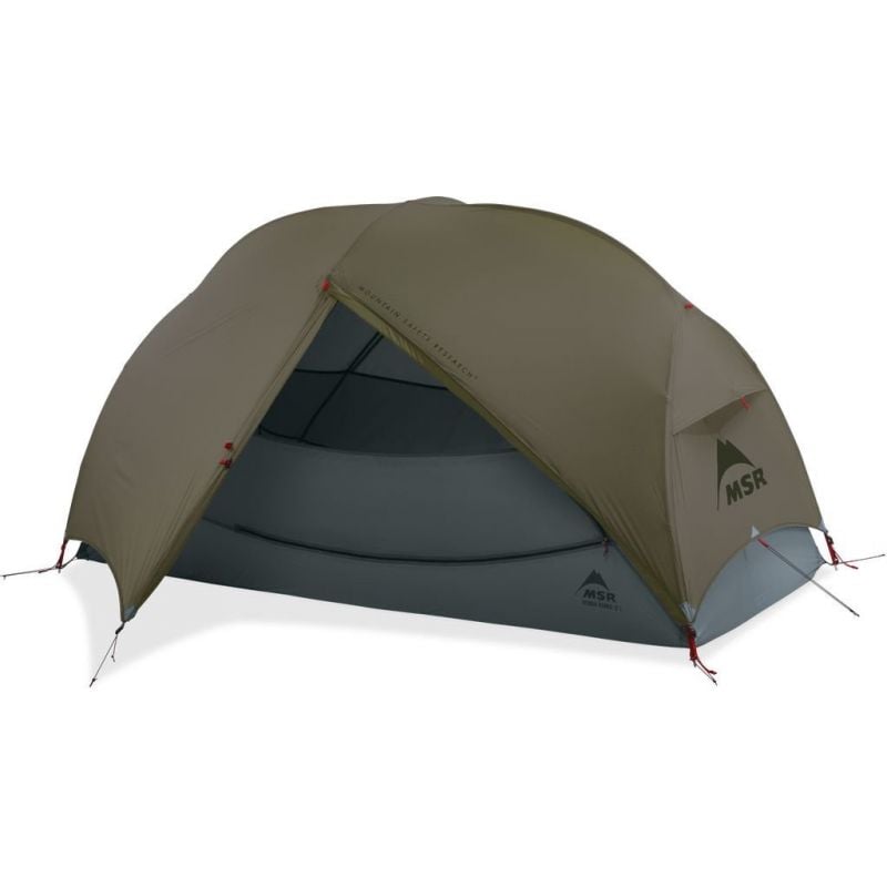 Ultralight Hiking Tent MSR Hubba Hubba LT 1P Tent (Green)