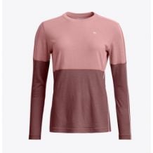 Technische onderkleding Ortovox 185 ROCK'N'WOOL LONG SLEEVE W (dusk rose)