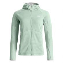 Fleecejacka Ortovox FLEECE LIGHT GRID HOODY W (grön syra) Dam