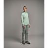 Ortovox FLEECE LIGHT GRID HOODY W (verde ácido)