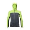 Polaire MILLET FUSION GRID HOODIE M (MACAW GREEN/TARMAC) Homme