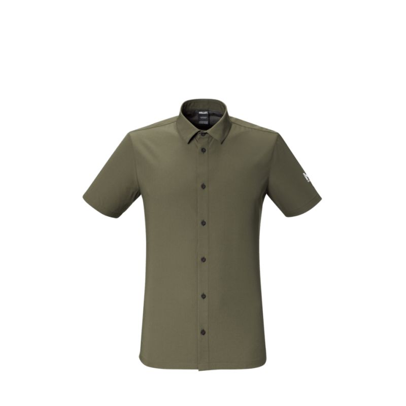 Camisa de senderismo Millet SENECA STRETCH SHIRT M (GRAPE LEAF) Hombre