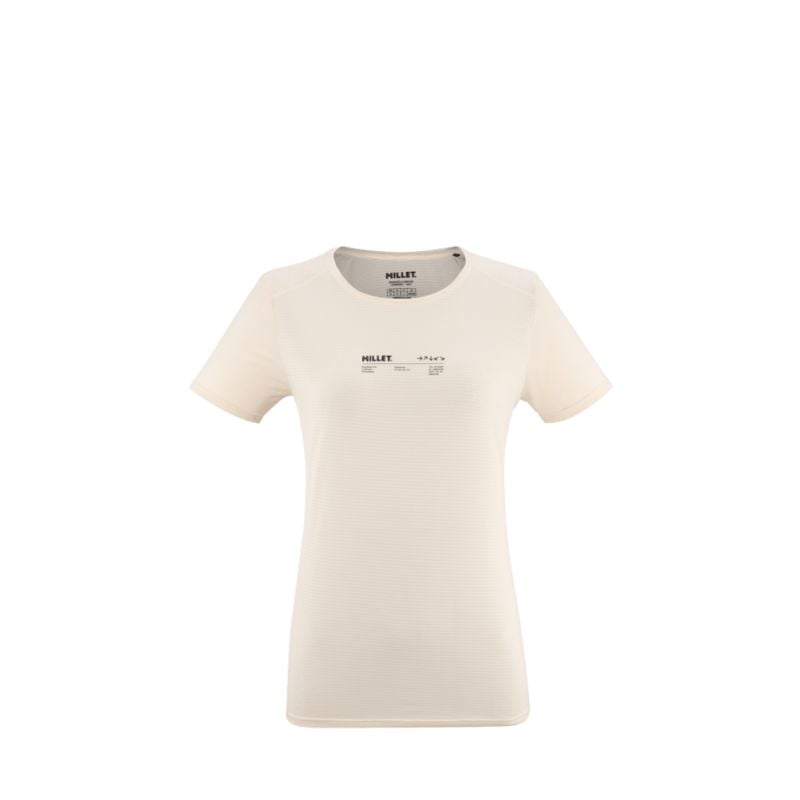 Polkujuoksupaita Millet INT ESS TS SS W (VANILLA CREAM) Naiset