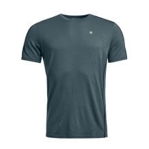 Maillot manches courtes ORTOVOX 185 ROCK’N’WOOL SHORT SLEEVE M (dark arctic grey) Homme