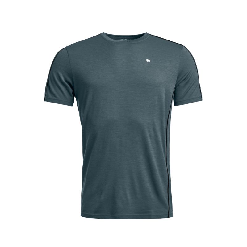 Short Sleeve Shirt Ortovox 185 ROCK’N’WOOL SHORT SLEEVE M (dark arctic grey) Men
