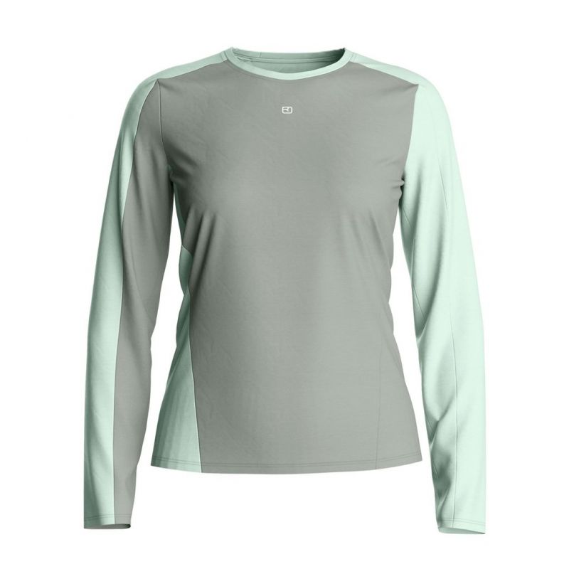 Langarmshirt Ortovox 120 COOL TEC FAST UPWARD LS W (grün salbei) Damen