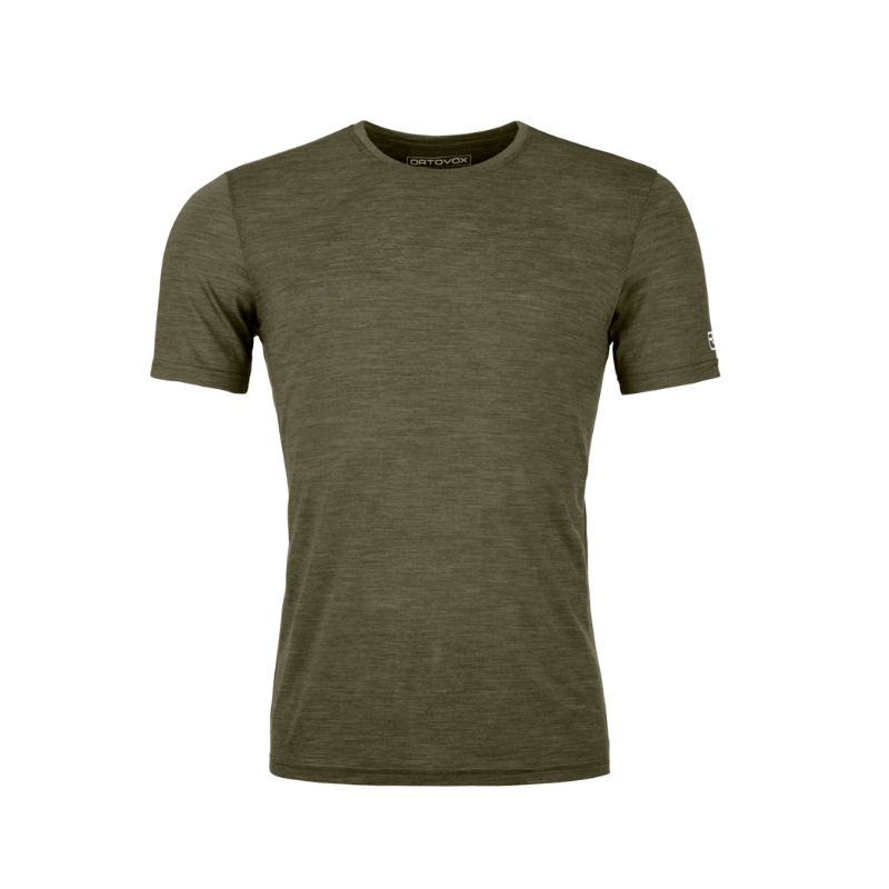T-shirt Ortovox 120 COOL TEC CLEAN TS M (miscela di erbe selvatiche scure) Uomo