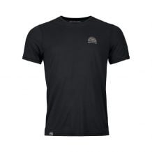 T-paita Ortovox 120 COOL TEC MTN STRIPE TS M (black raven) Miehet
