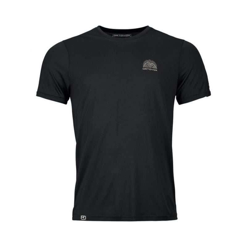 T-shirt Ortovox 120 COOL TEC MTN STRIPE TS M (black raven) Men