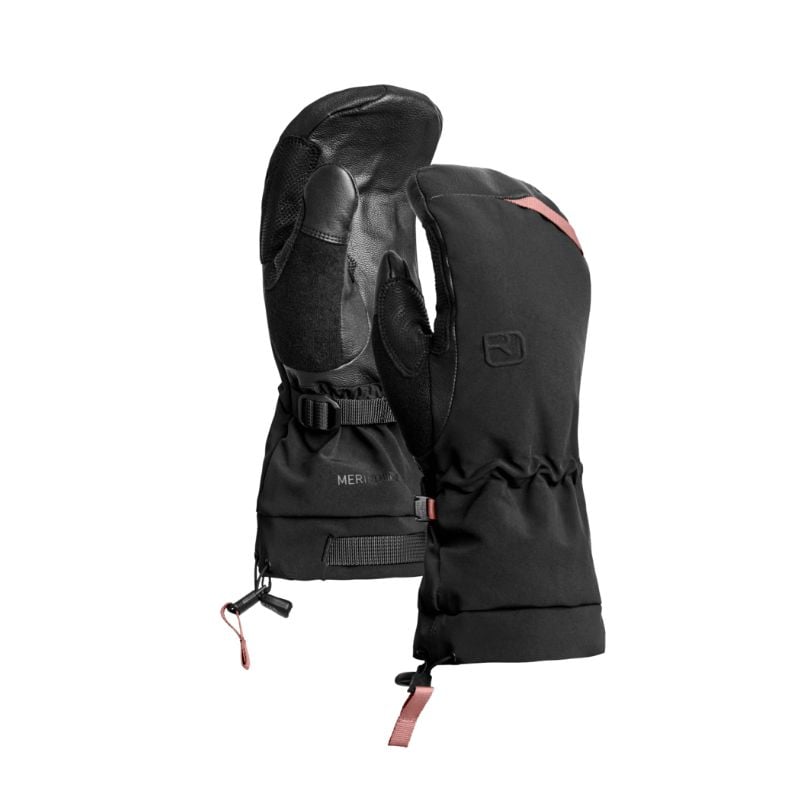 Guantes para mujer Ortovox Merino Freeride Mitten W (Black Raven)