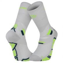 Calcetines BV sport TRAIL ULTRA.2 "HIGH" (GRIS/LIMA) Unisex
