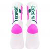 BV sport LIGHT RUN SOCK "HIGH" BALI - PINK/GREEN 39/41 ()