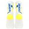 BV sport SOCQUETTE LIGHT RUN "HAUTE" BALI -BIANCO/GIALLO 42/44 ()