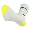 BV sport SOCQUETTE LIGHT RUN "HAUTE" BALI -BIANCO/GIALLO 42/44 ()