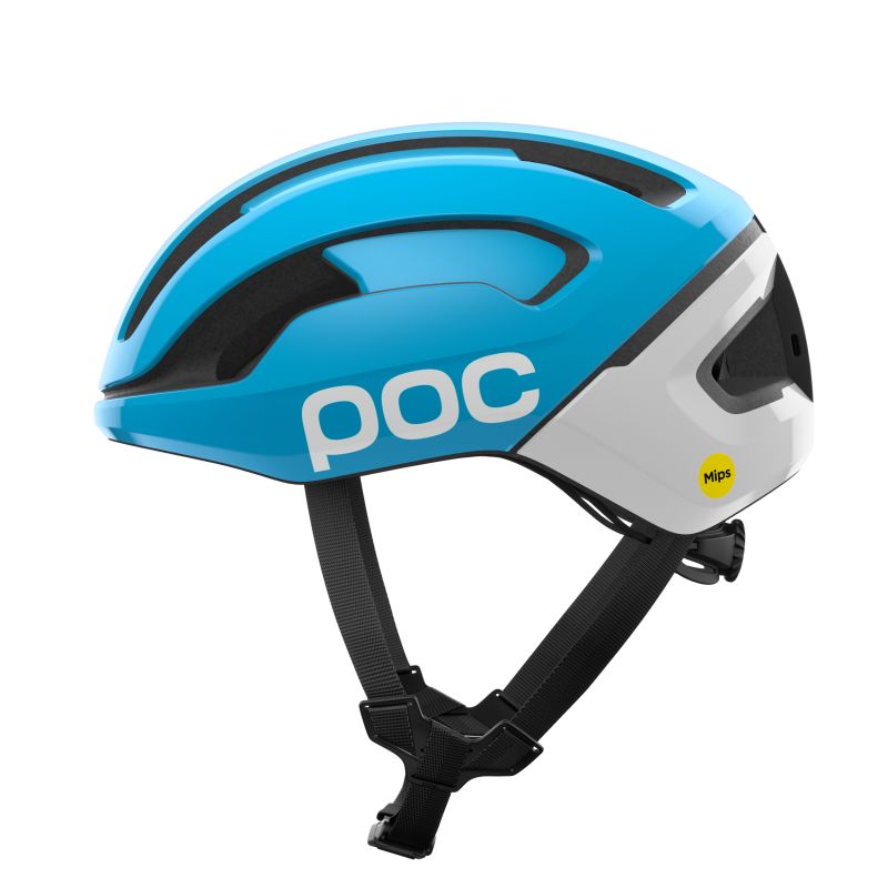 Casque vélo de route POC Omne Beacon MIPS (Kyanite Blue/Hydrogen White)