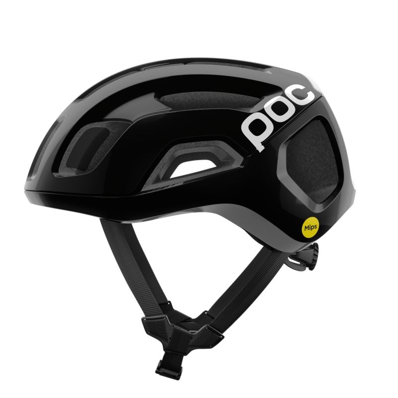Fahrradhelm POC Ventral Air MIPS (Uranium Black Matt/Hydrogen White w. Logo)