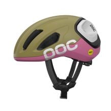 Road bike helmet POC Amidal (Olivine Green Matt/Thulite Pink Matt)