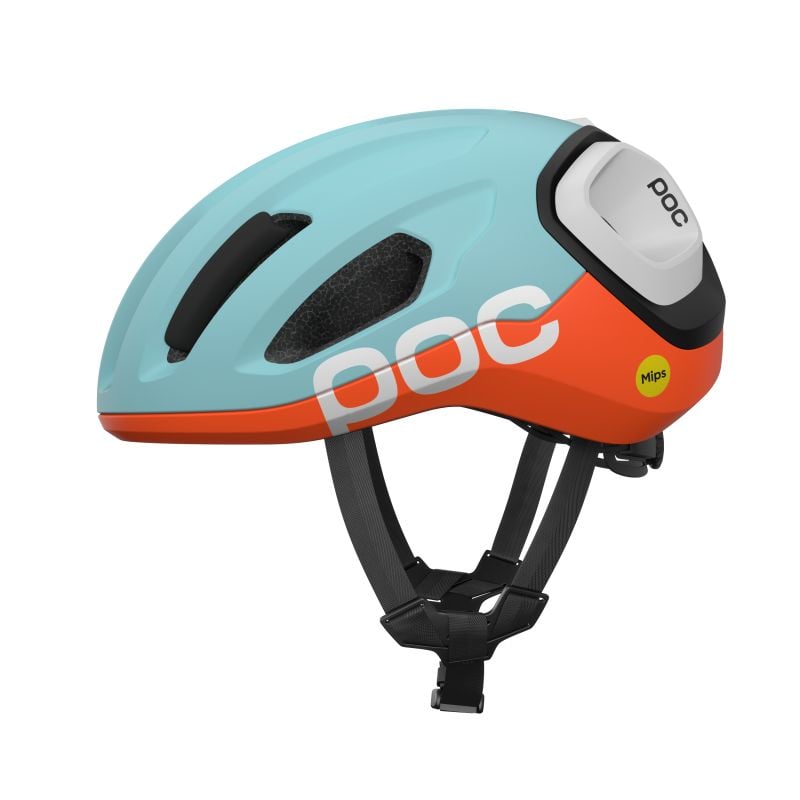 Casco da ciclismo POC Amidal (Indicolite Blue Matt/Carnelian Orange Matt)