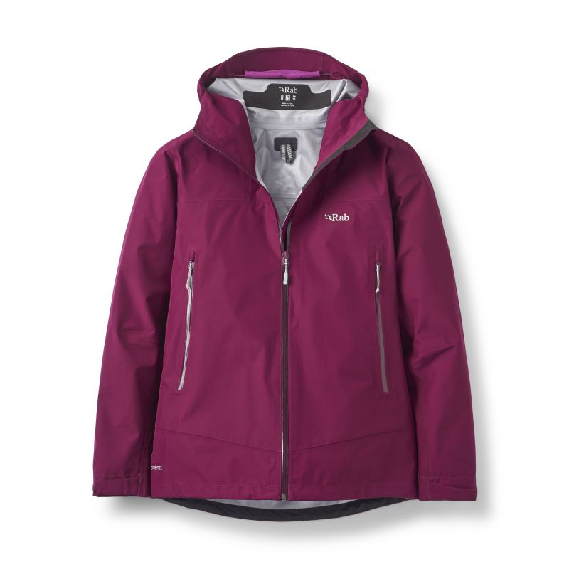 Vandtæt jakke Rab Namche GTX Jacket Wmns (Mulberry) Kvinder
