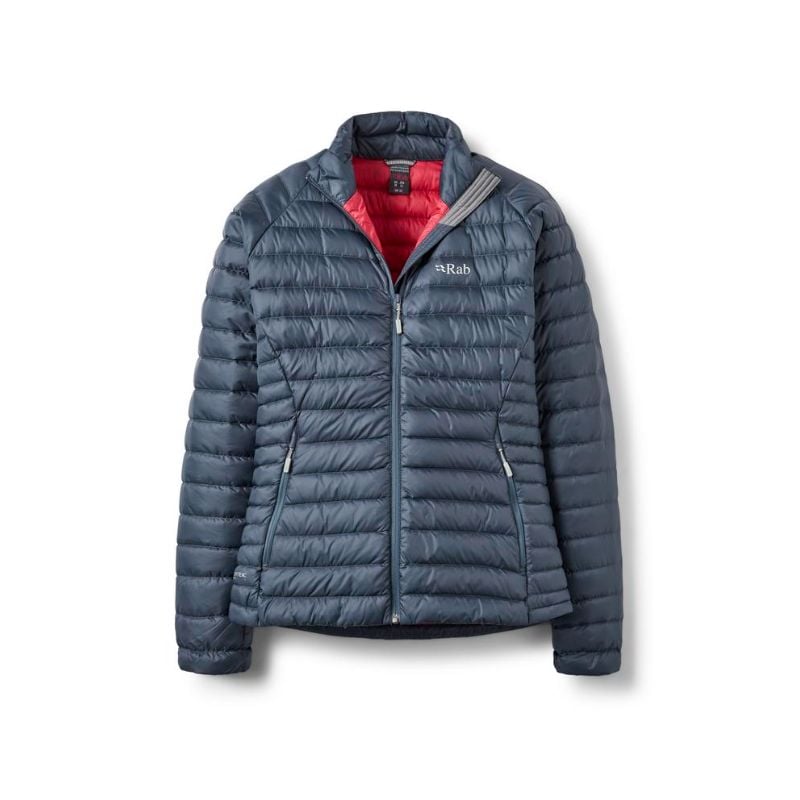 Down jacket Rab Microlight Jacket Wmns (Steel) Women