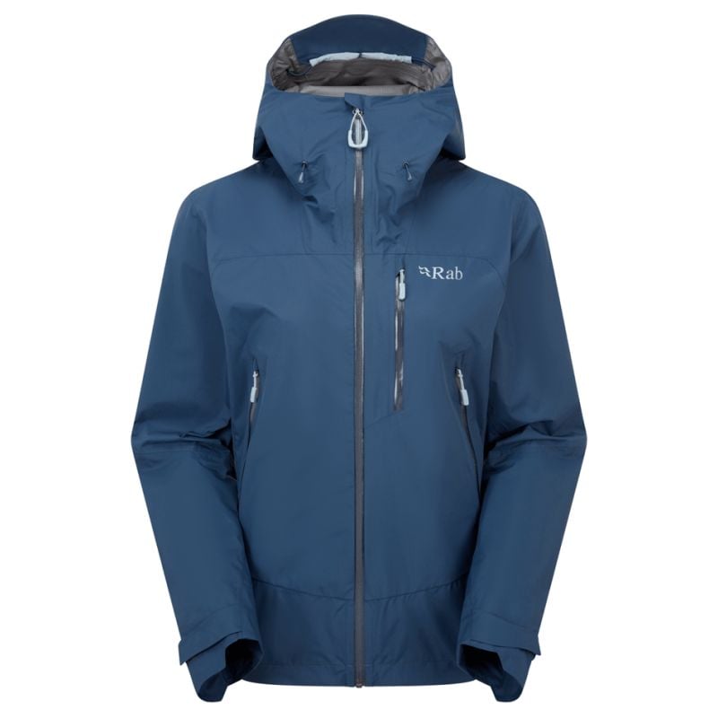 Veste imperméable RAB Downpour Mountain Jacket Wmns (Tempest Blue) Femme