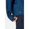 Rab Giacca da montagna Downpour Wmns (Tempest Blue)