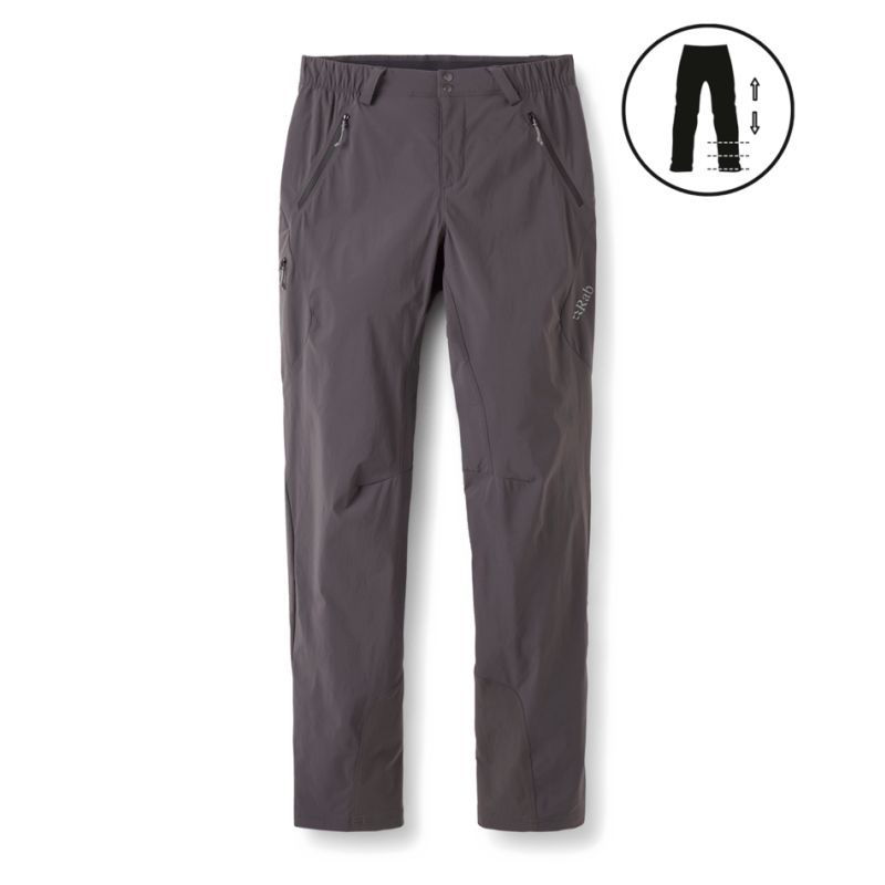 Rab Pantalones Ascendor Light (Antracita)