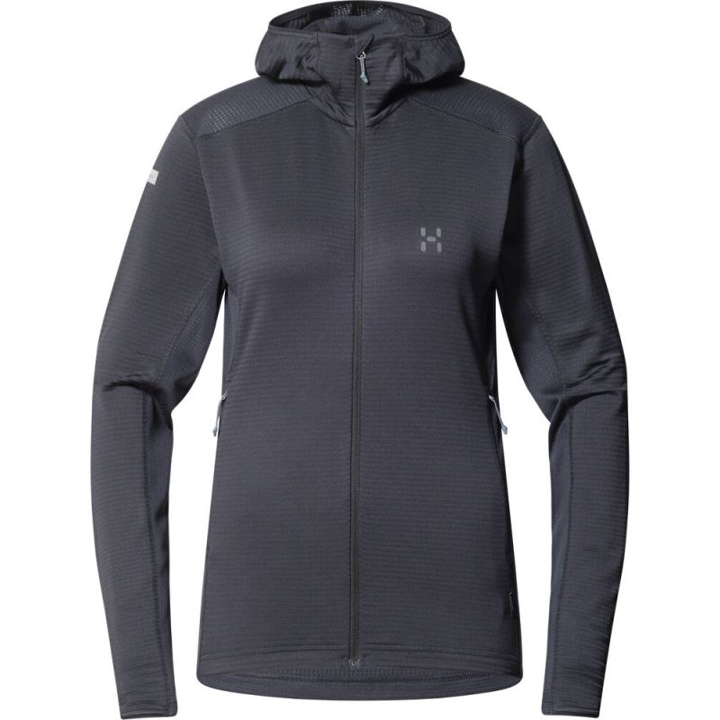 HAGLOFS L.I.M Mid Multi II Hood Jacke (True Black) Damen