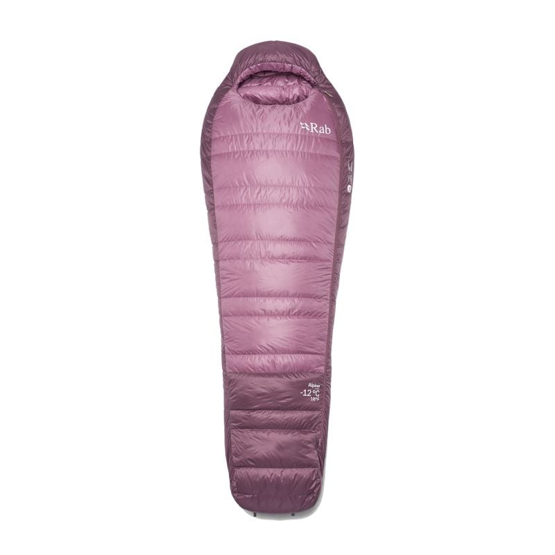 Sac de couchage RAB Alpine -12C / 10F Wmns (Iris/Dark Iris) Femme