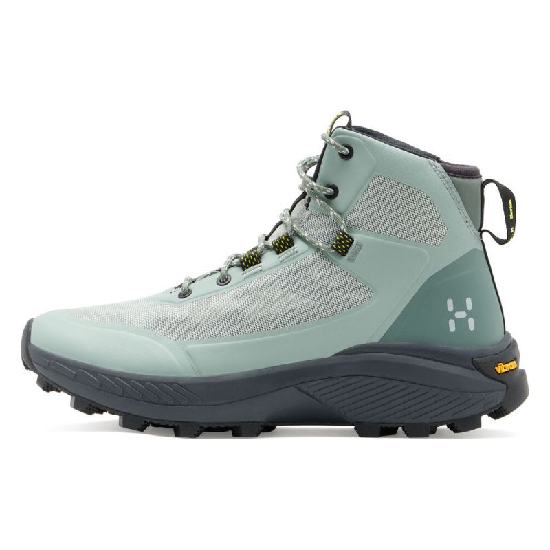 Zapatos de senderismo Haglöfs L.I.M Horizon Hike Light Mid (Dew Green/Chlorophyll Green) - Mujer